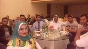 كرمت  الجامعة العربية للصداقة بين الشعوب امين اعلام الاحرار الاشتراكين الاعلامية شادية الحصرى2