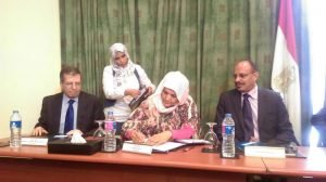 مسئولي التامينات بمصر و السودان يشهدا توقيع برتوكول المعاشات التبادليه 1