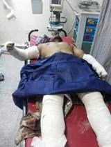 الاعتداء الهمجى لاشقاء  زياد المناصيرى على عامل مصرى بالاردن1