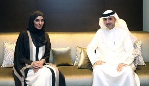 الجودر يستقبل وفد المجلس الاعلى لشؤون الاسرة والناشئة بأمارة الشارقة