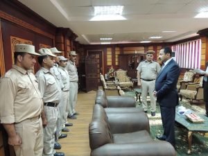 مدير أمن الدقهلية يكرم  عدد من الافراد والضباط المتميزين