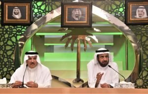 معالي وزير الحج والعمرة الدكتور توفيق بن فوزان الربيعة وسفير خادم الحرمين الشريفين معالى أسامة بن نقلى