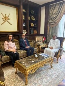 السفير عبد الله الرحبي يستقبل مدير شؤون الأونروا في الضفة الغربية